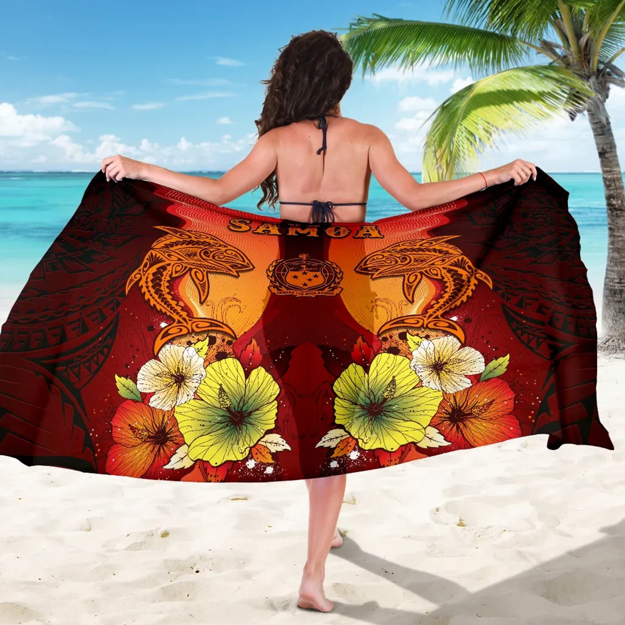 Samoa Sarongs - Tribal Tuna Fish 5