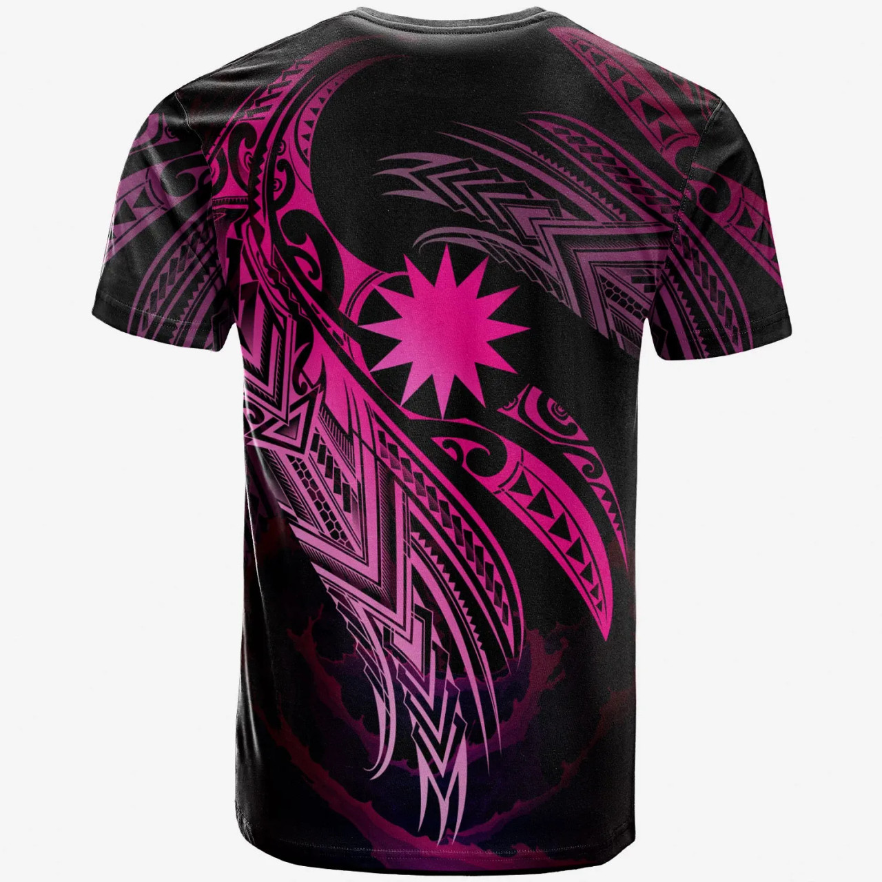 Nauru Polynesian T-Shirt - Nauru Legend Pink Version 2