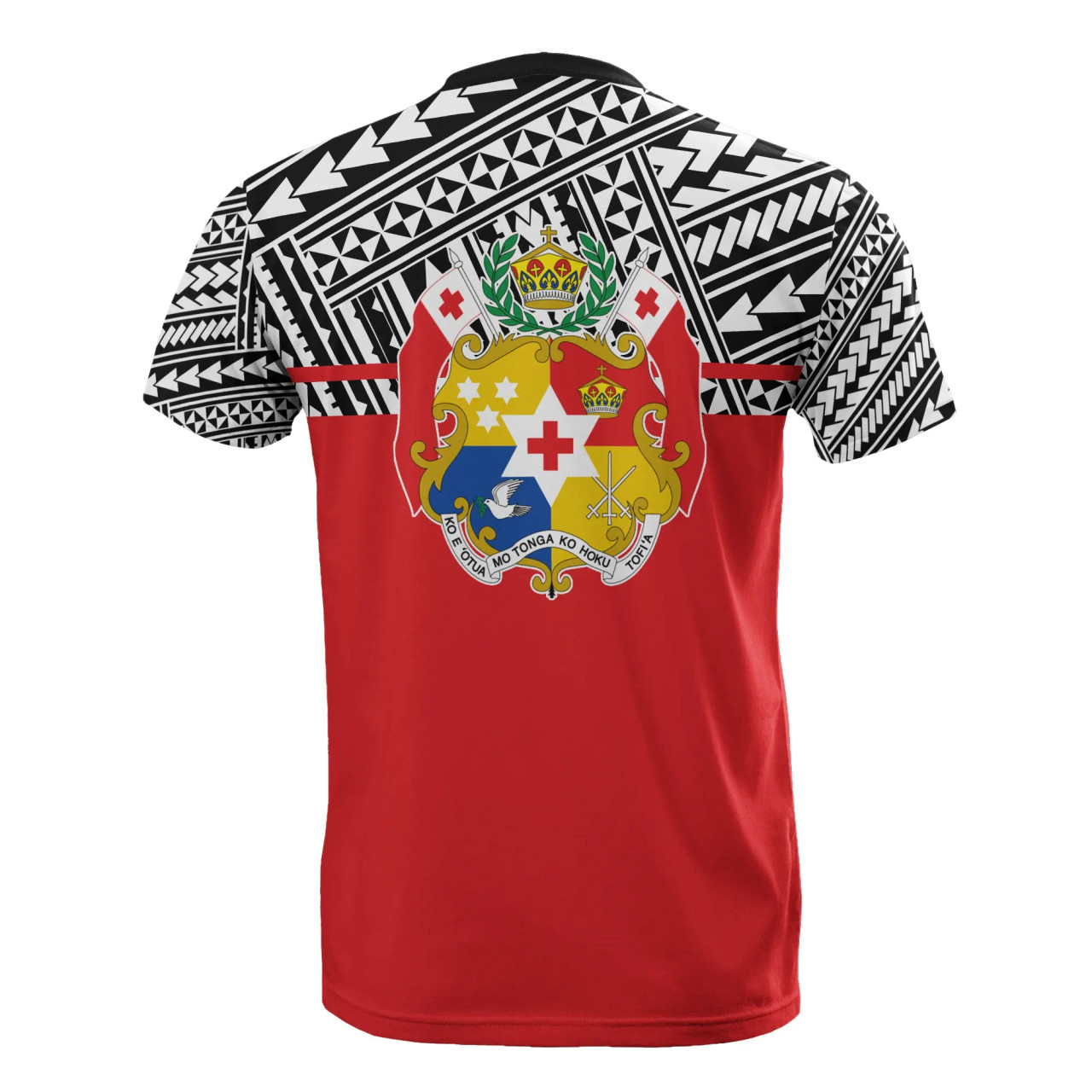 Tonga All Over T-Shirt - Tonga Coat Of Arms Polynesian Horizontal Style 2