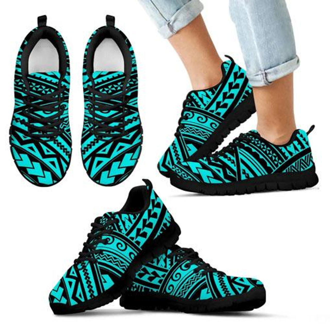 Polynesian Tribal Sneakers 5