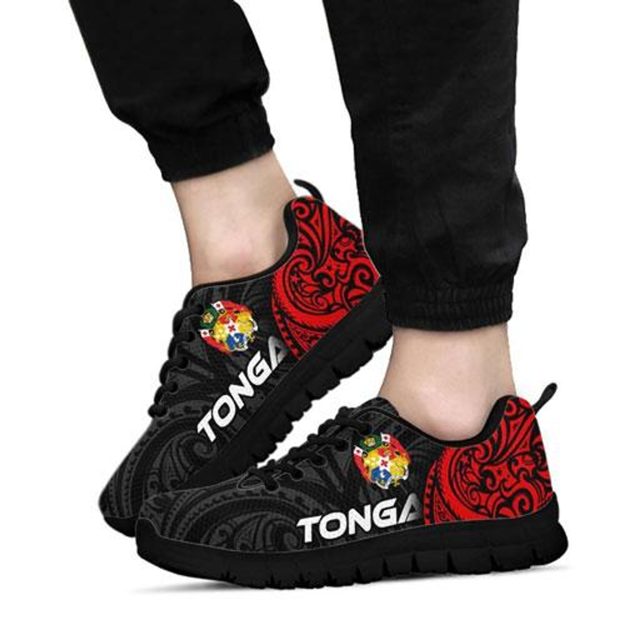 Tonga Polynesian Sneakers - Tongan Spirit 1