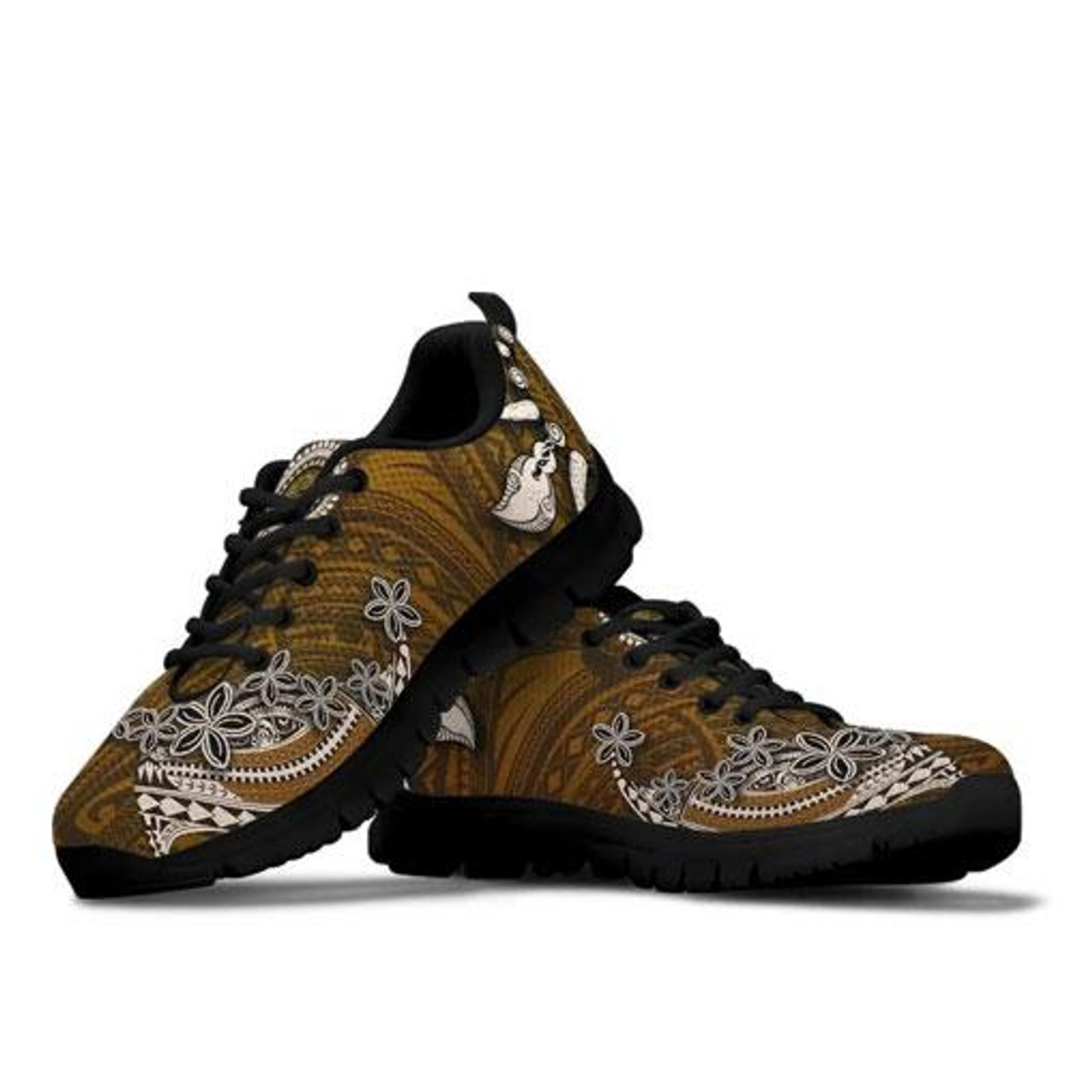 American Samoa Custom Personalised Sneakers - Polynesian Boar Tusk 9