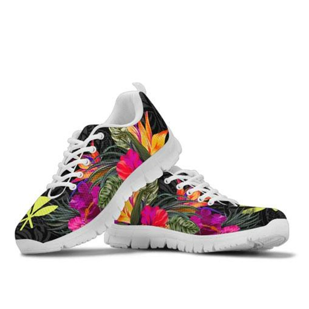 Hawaii Sneakers - Hibiscus Polynesian Pattern 7