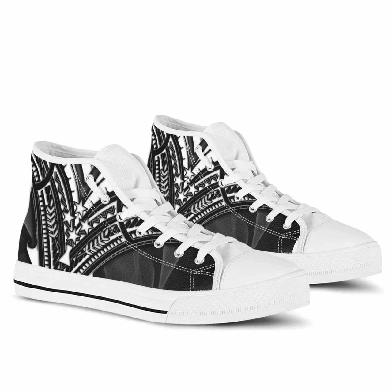 Kosrae State High Top Shoes - Cross Style 7