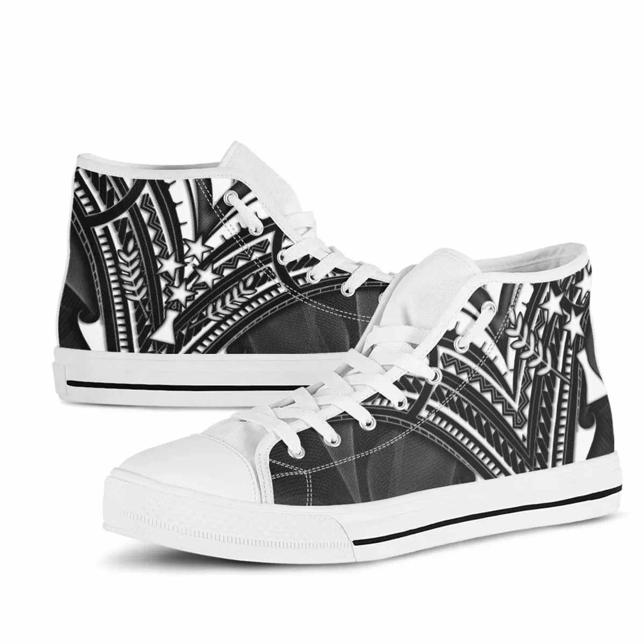 Kosrae State High Top Shoes - Cross Style 8