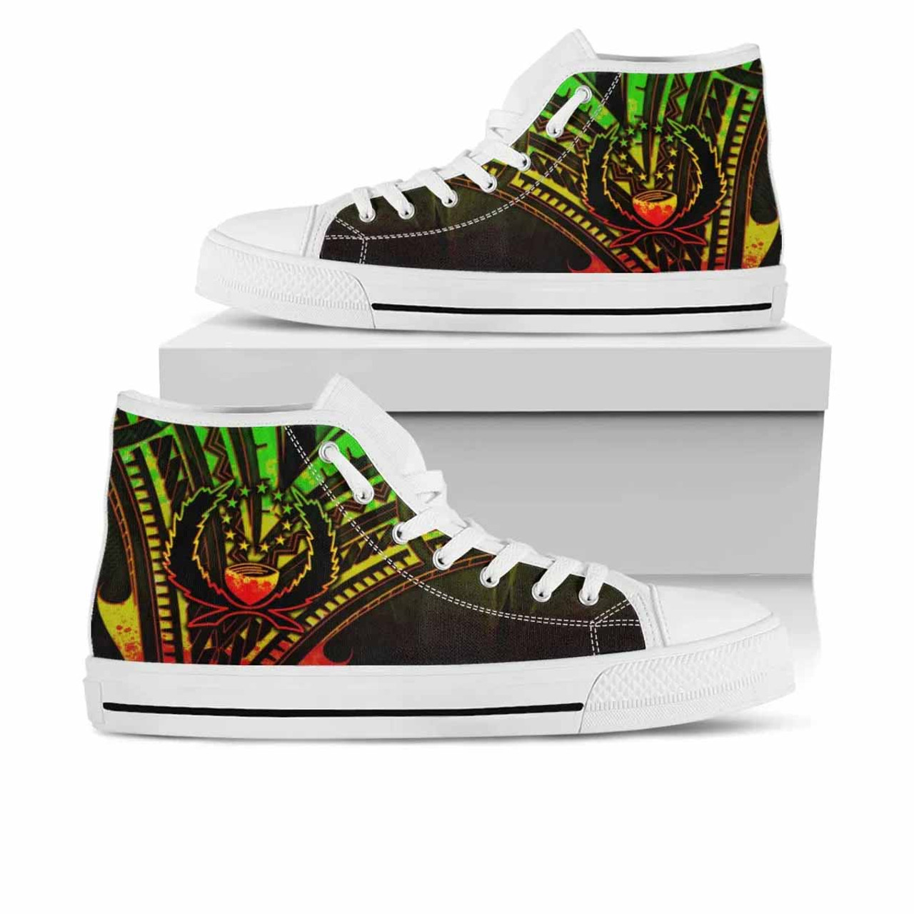 Pohnpei High Top Shoes - Cross Style Reggae Color 6