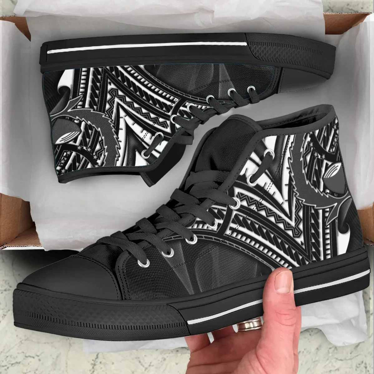 Pohnpei State High Top Shoes - Cross Style 2