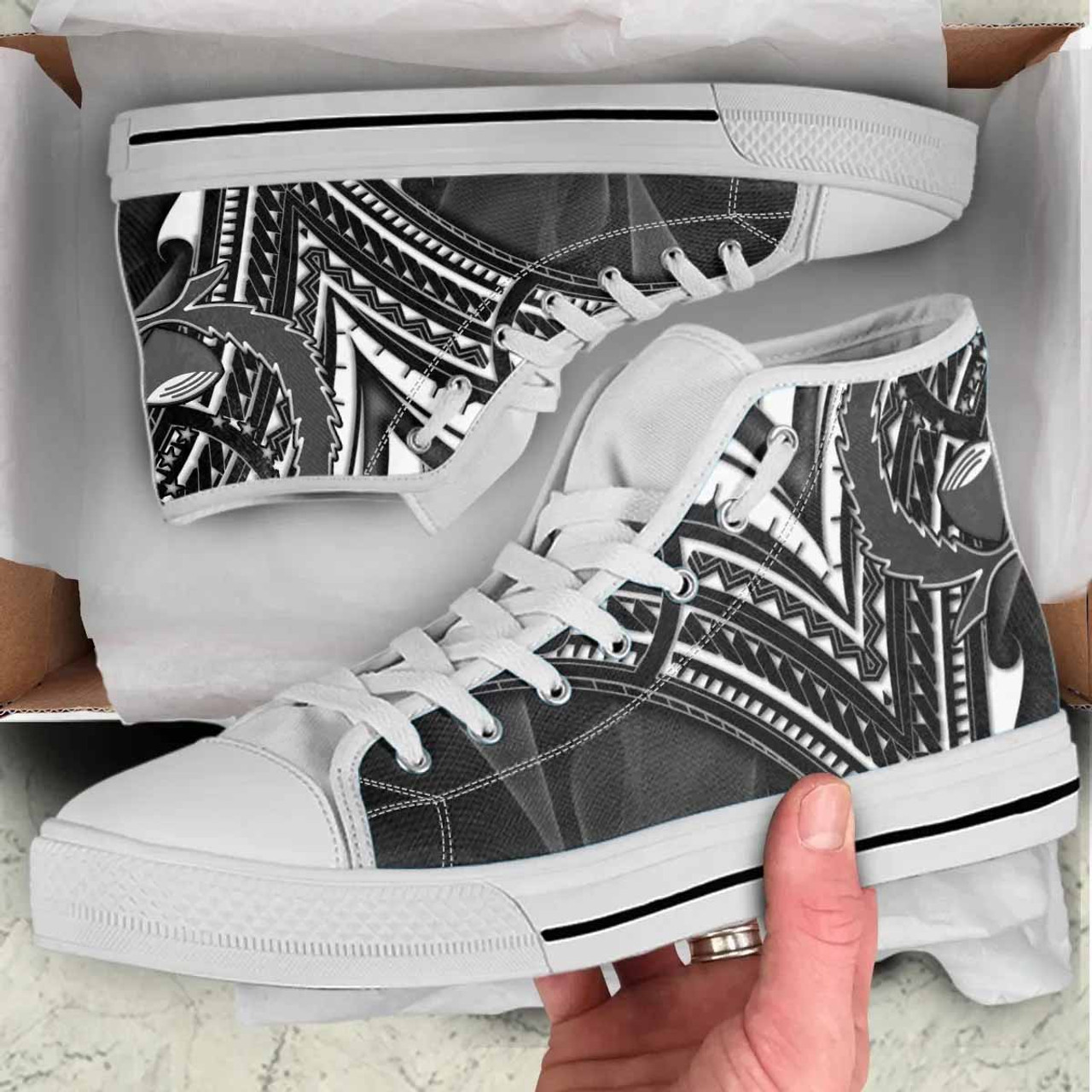 Pohnpei State High Top Shoes - Cross Style 10