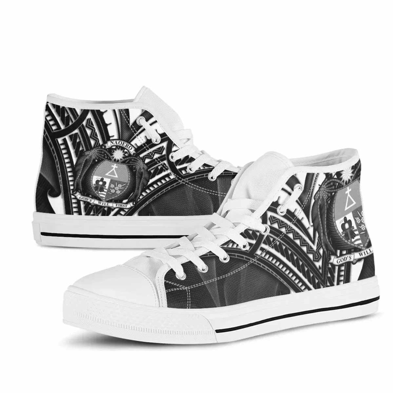 Nauru High Top Shoes - Cross Style 8