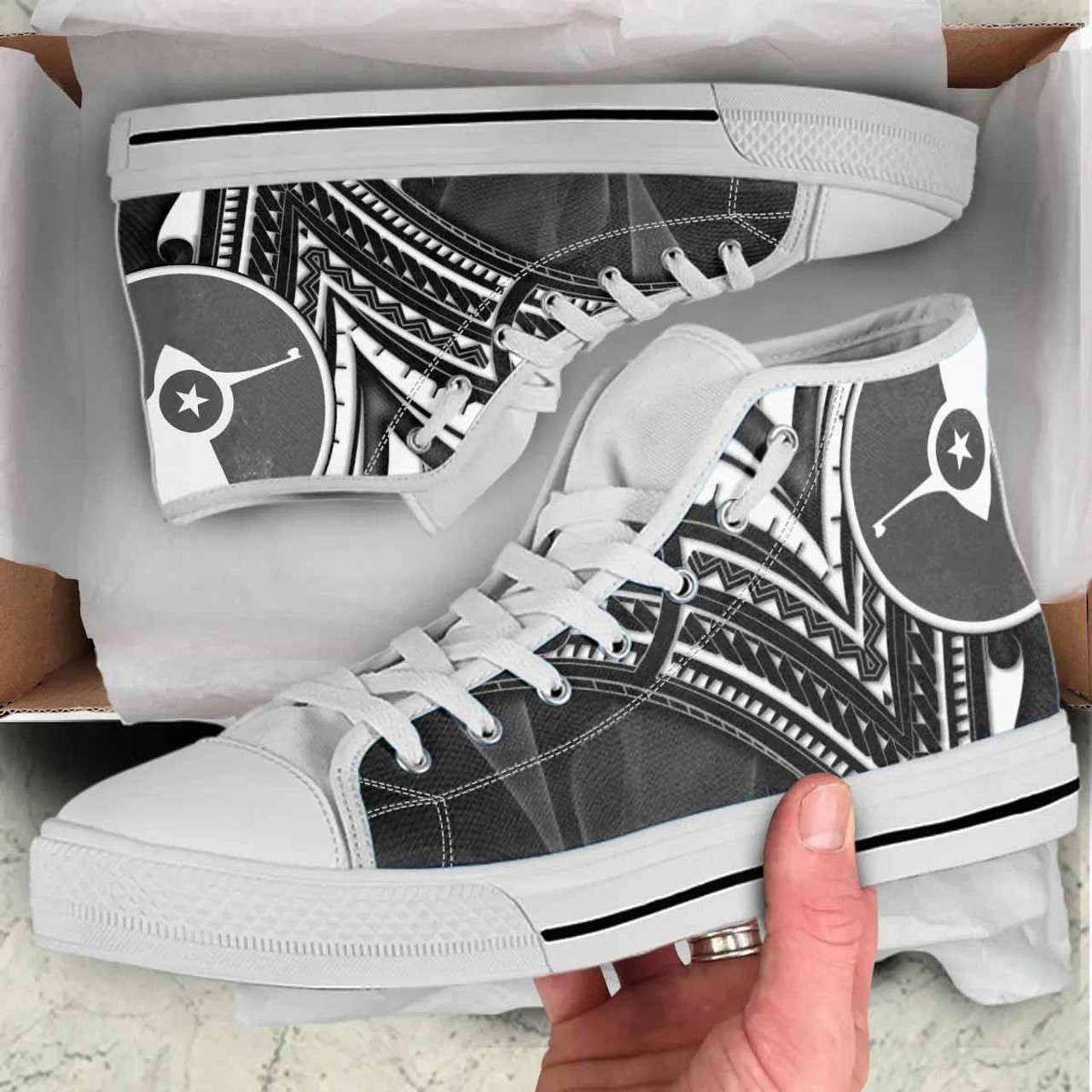 Yap State High Top Shoes - Cross Style 10