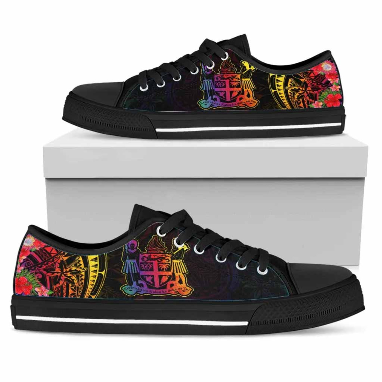 Fiji Low Top Shoes - Tropical Hippie Style 1