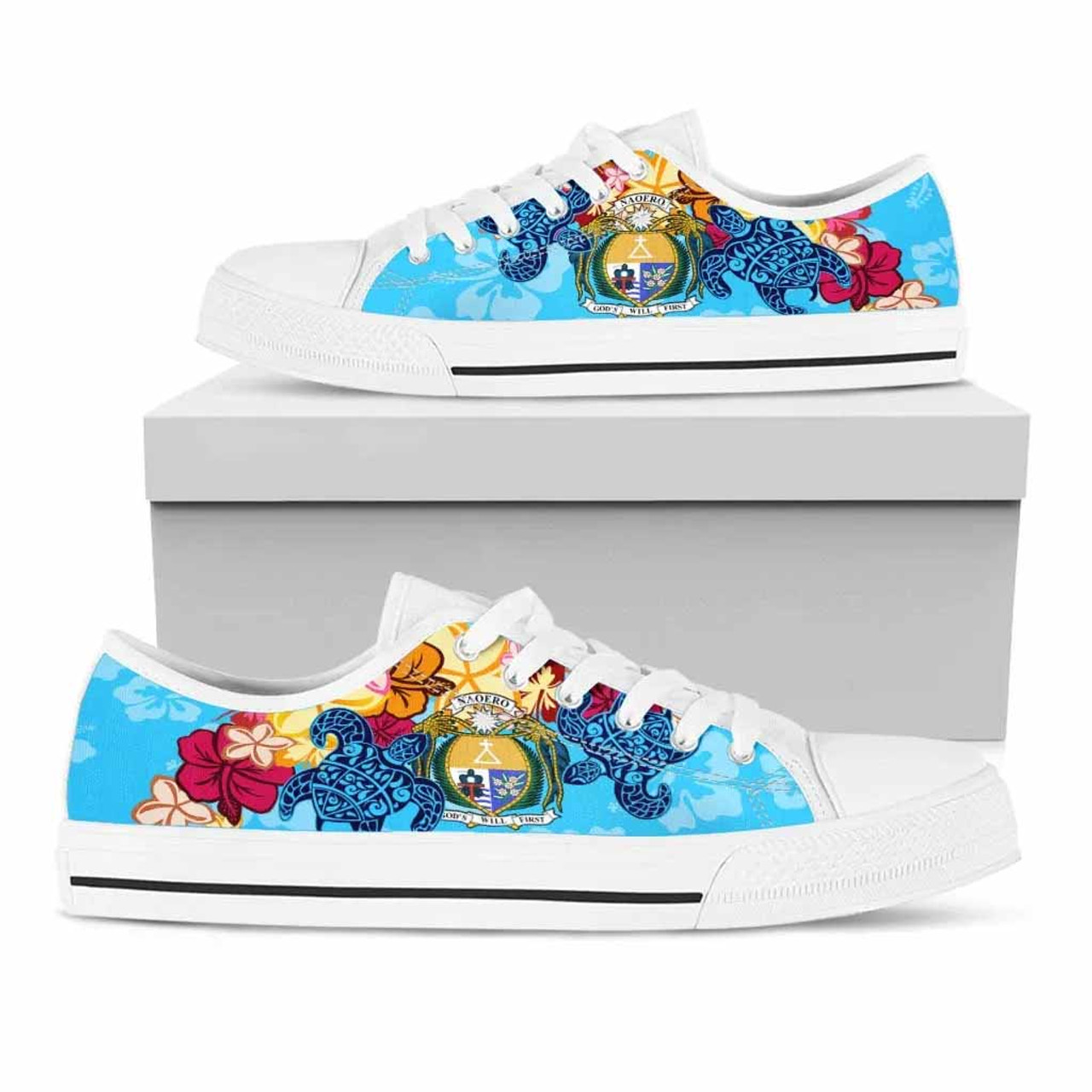 Nauru Low Top Shoes - Tropical Style 5