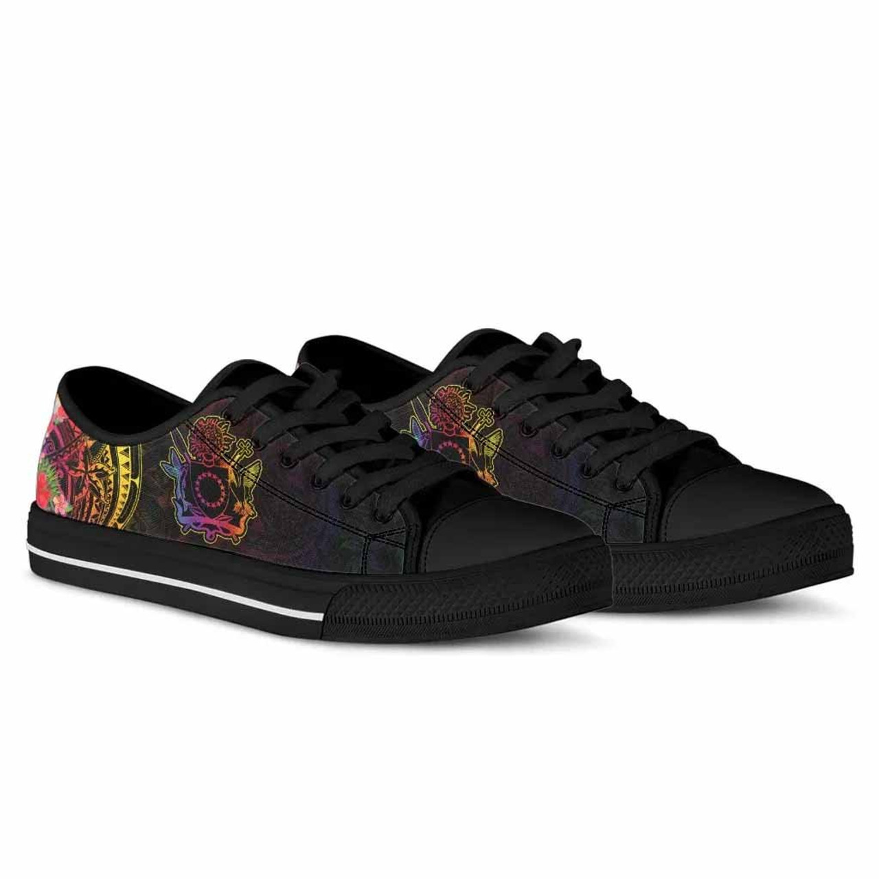 Cook Islands Low Top Shoes - Tropical Hippie Style 2