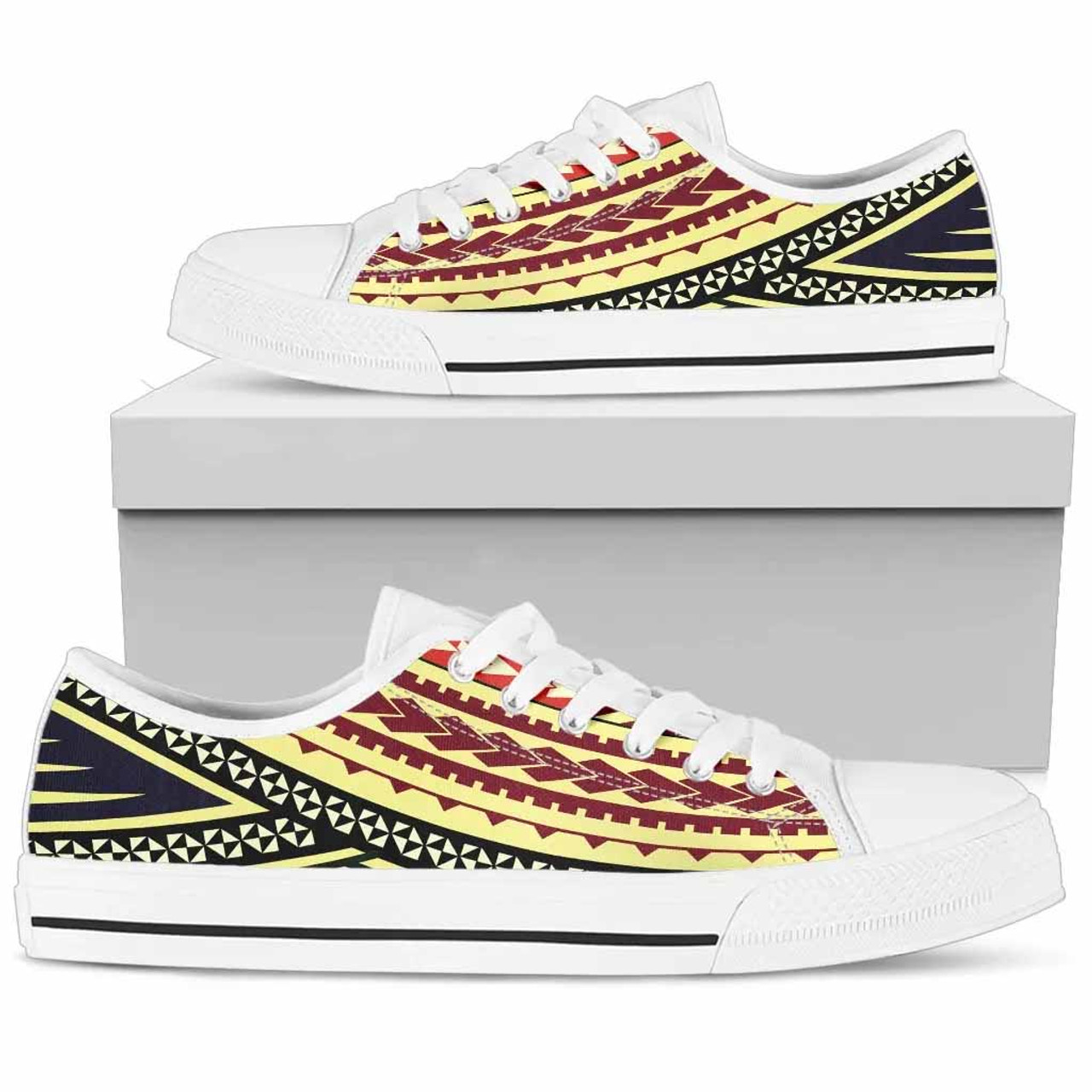 Polynesian Low Top Shoes - Multiple Version 2