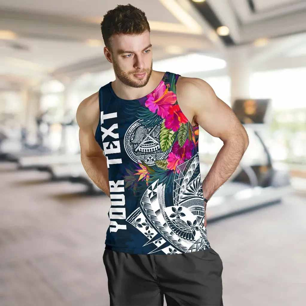 American Samoa Custom Personalised Men Tank Top - Summer Vibes 1