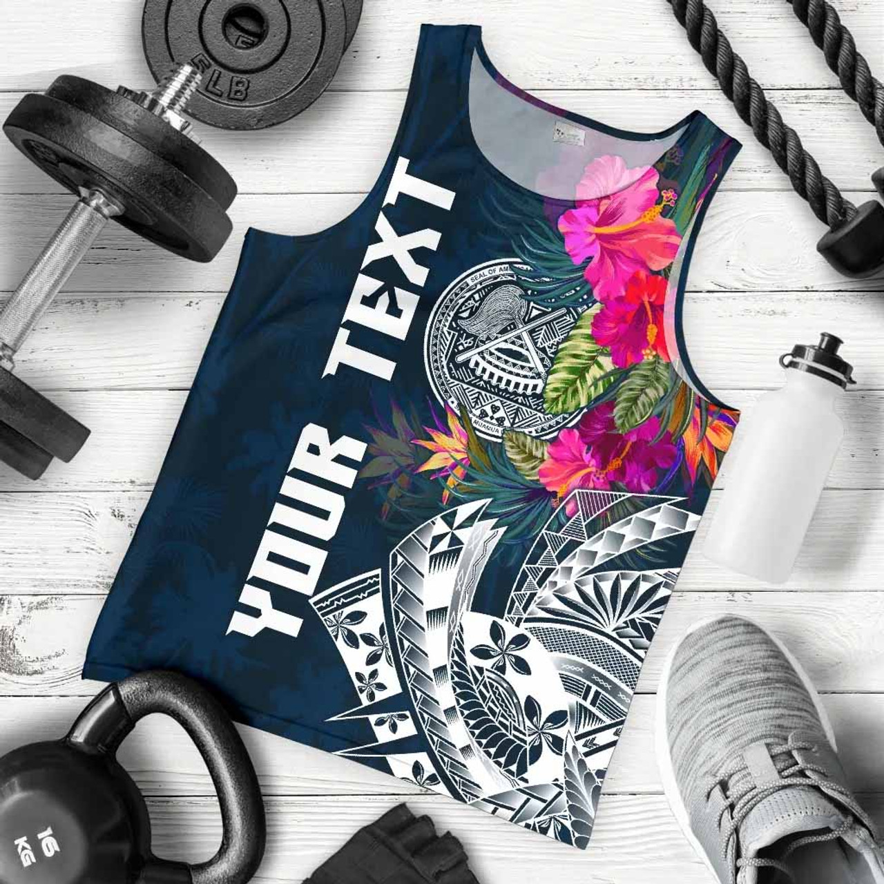 American Samoa Custom Personalised Men Tank Top - Summer Vibes 2