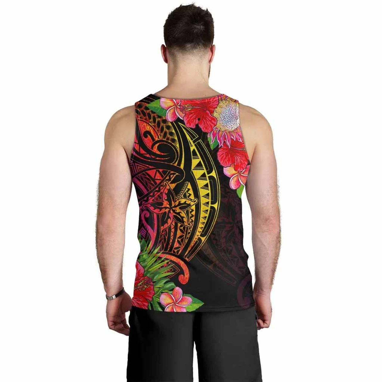 Yap State Men Tank Top - Tropical Hippie Style 3