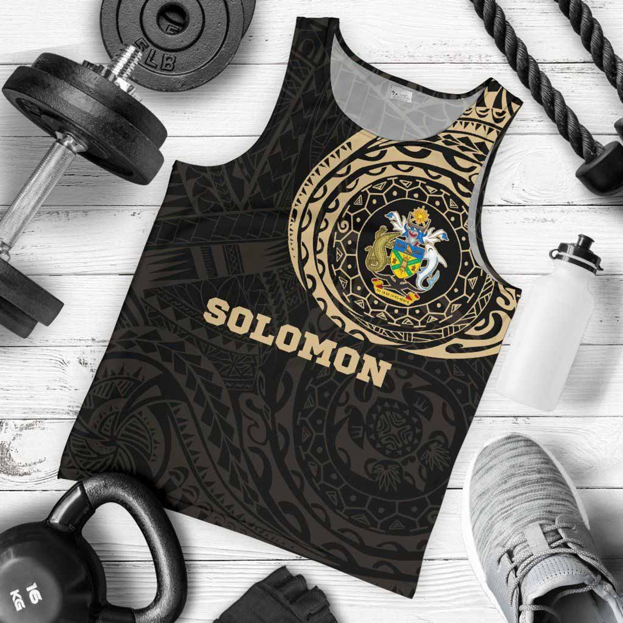 Solomon Islands Polynesian Tattoo Style Tank Top 5