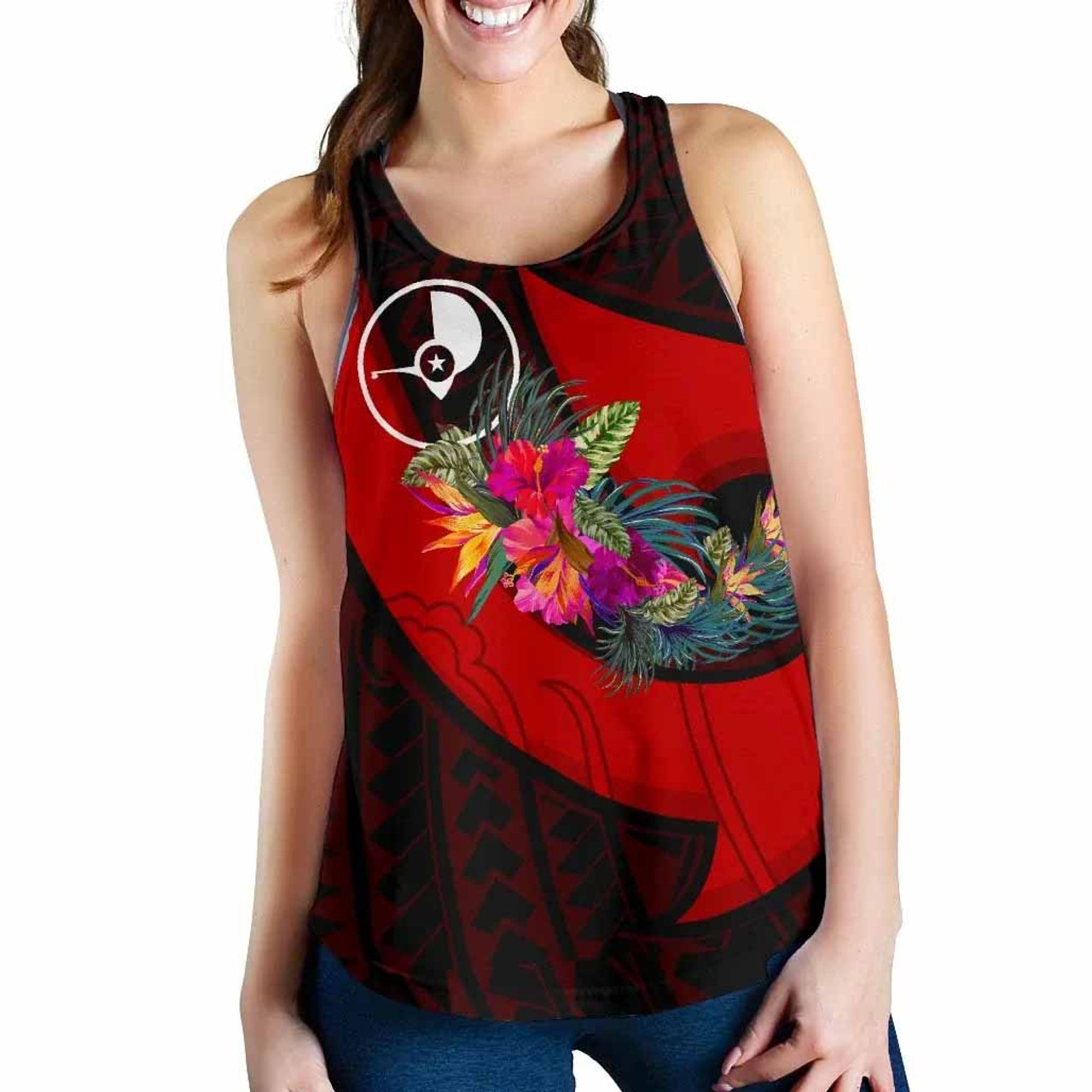 Yap SP - Polynesian Hook And Hibiscus (Red) 2