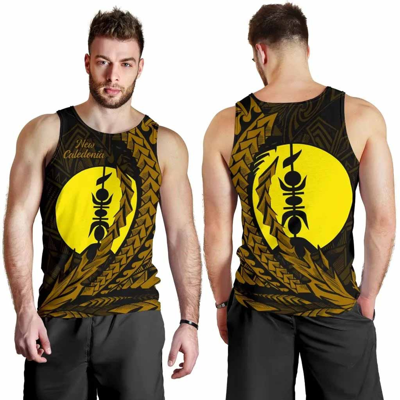 New Caledonia Men Tank Top - Wings Style 1