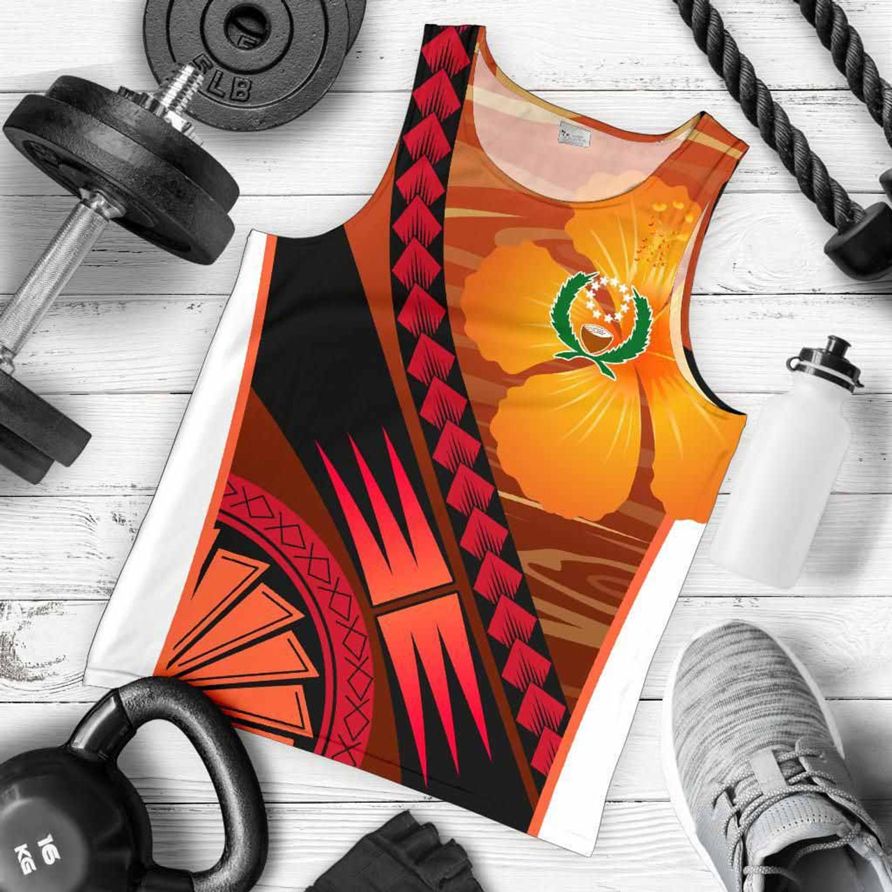 Samoa Polynesian Men Tank Top - Sport Style 1