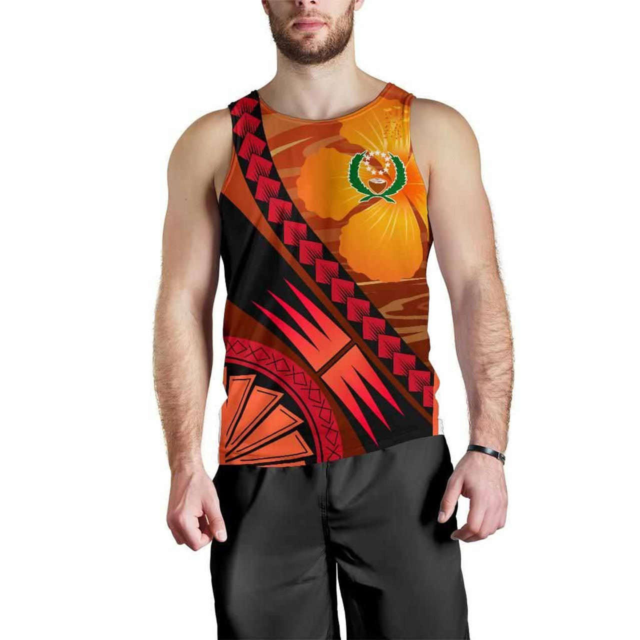 Samoa Polynesian Men Tank Top - Sport Style 2