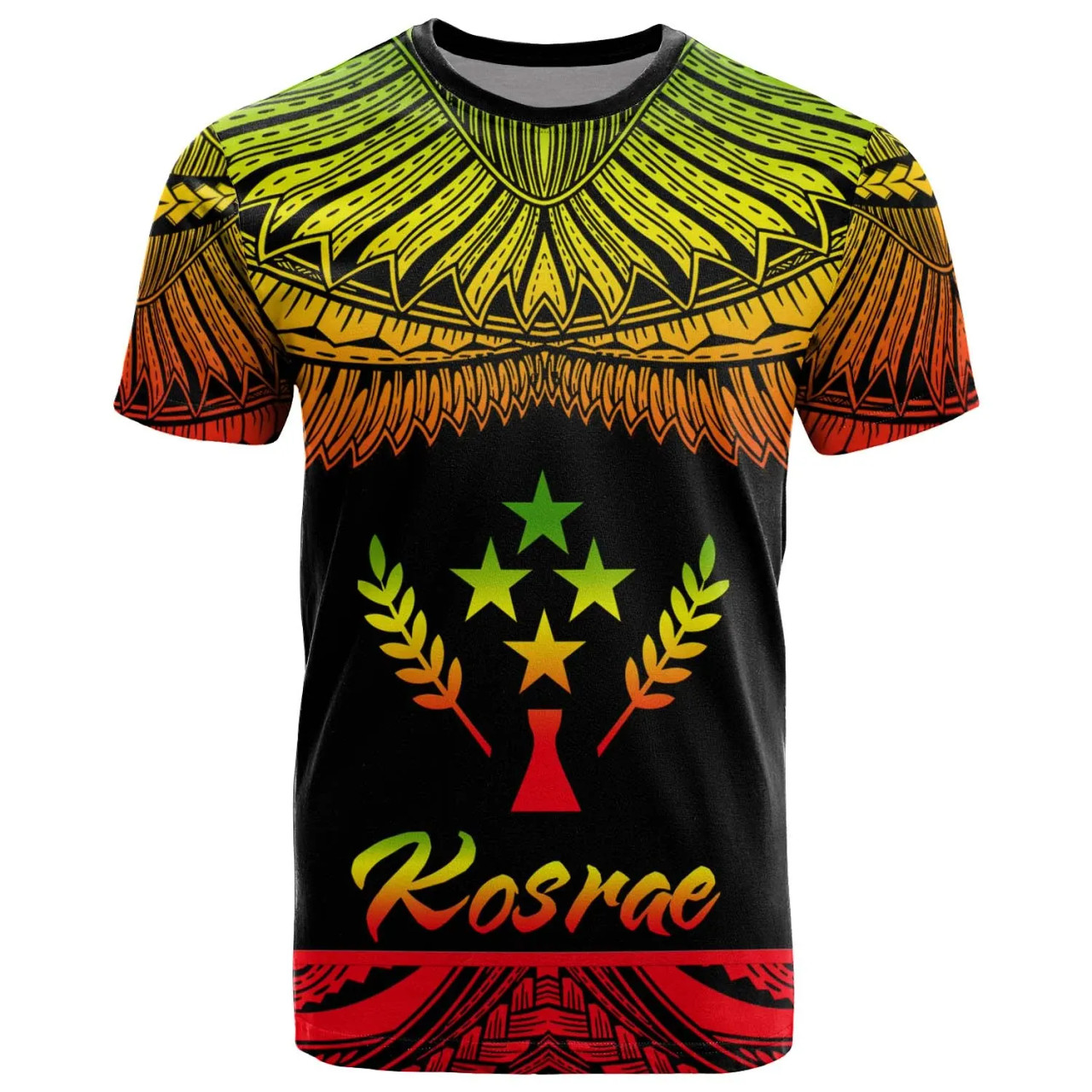 Kosrae Polynesian T-Shirt - Kosrae Pride Reggae Version 1