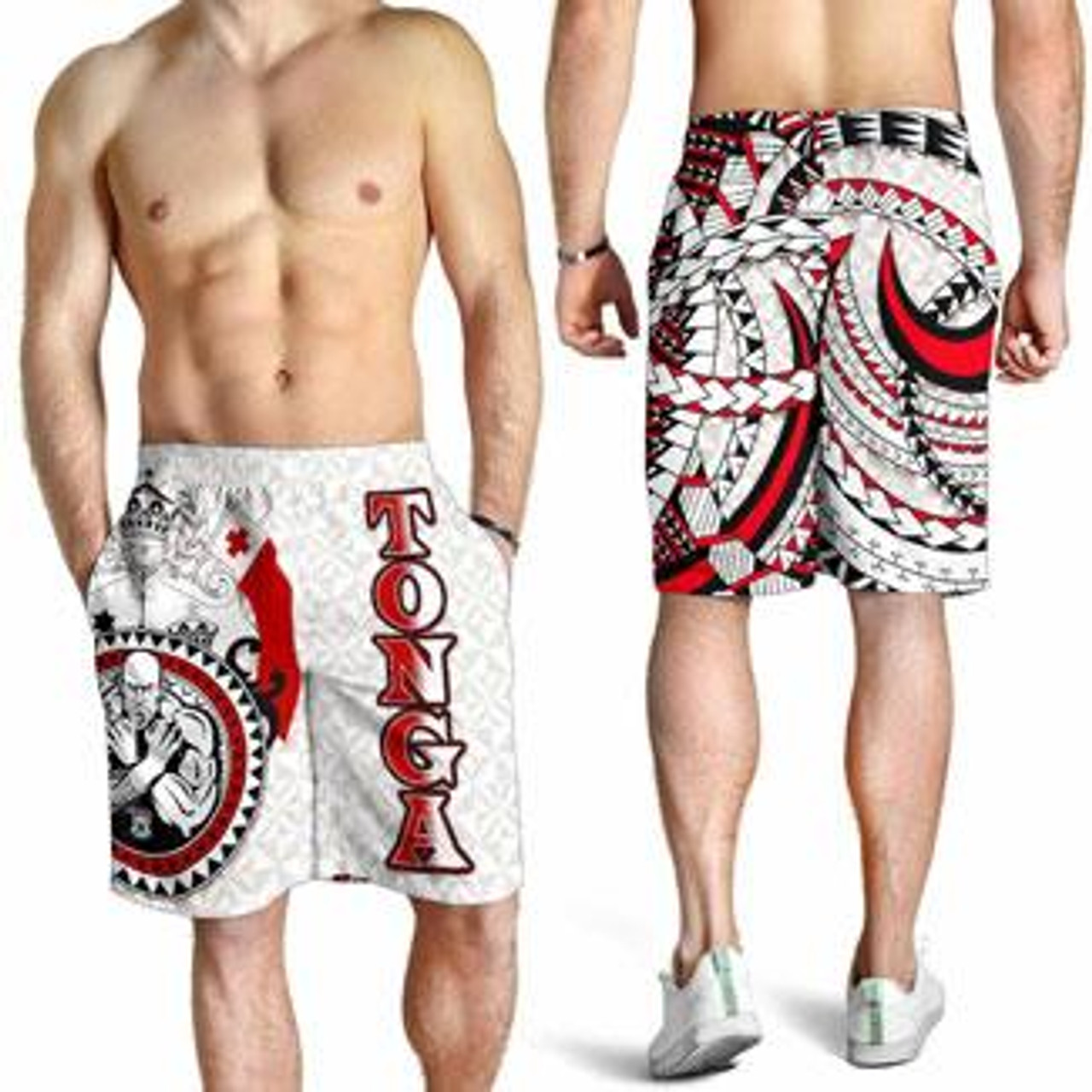 Tonga Polynesian Men Shorts - Tonga Power 2