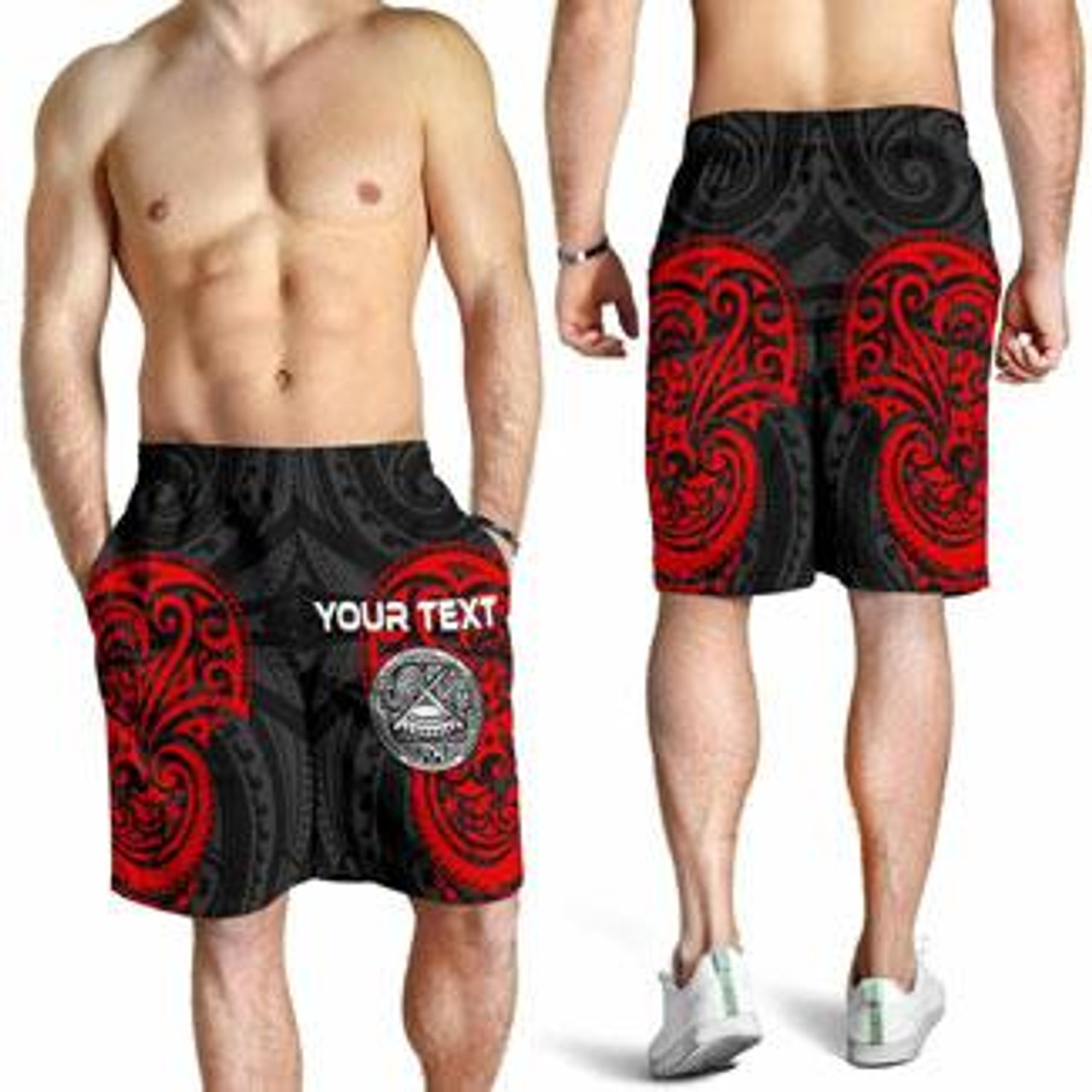 American Samoa Polynesian Custom Personalised Men Shorts - American Samoan Spirit 1