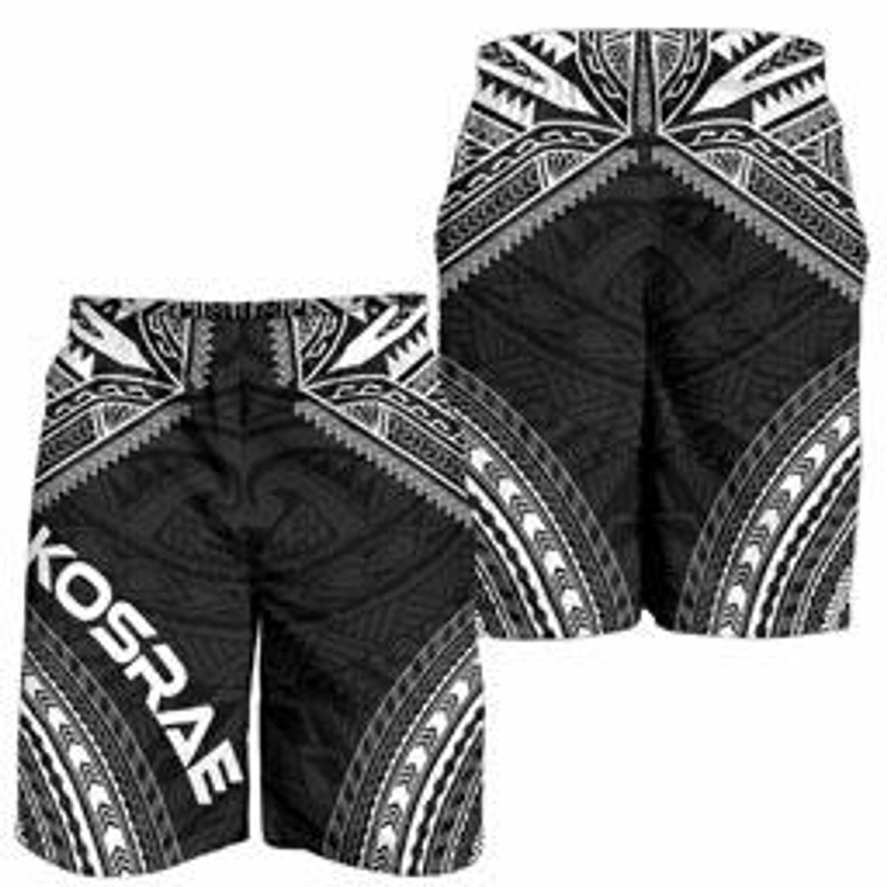 Kosrae Men Shorts - Polynesian Chief Black Version 2