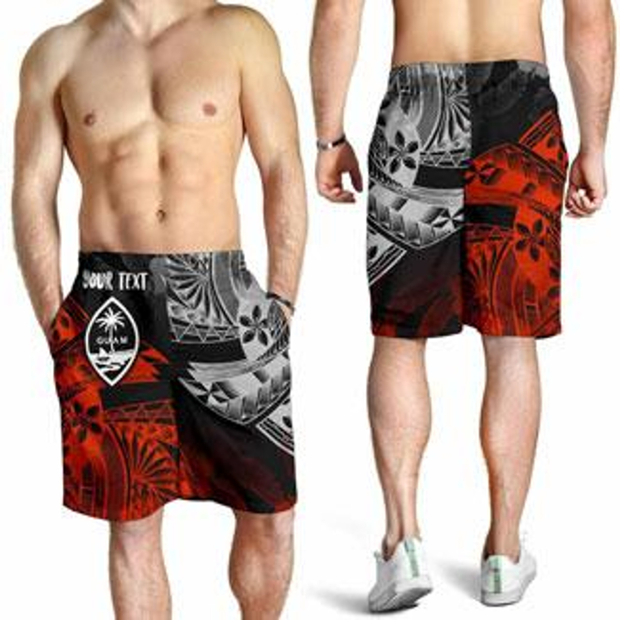 Guam Polynesian Personalised Men Short - Vintage Polynesian Style 2