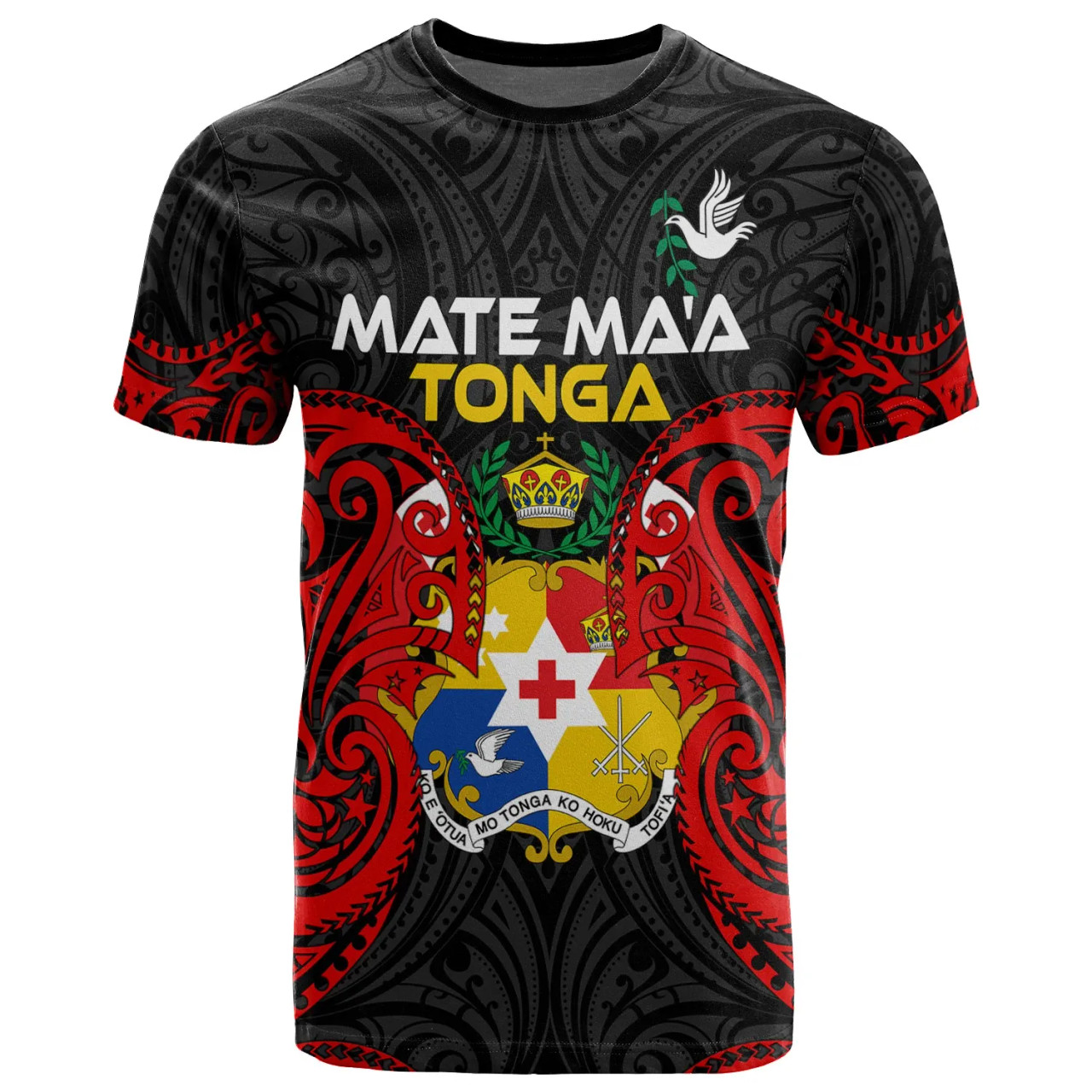 Polynesian Mate Ma'a Tonga T-Shirt - Tongan Spirit 1