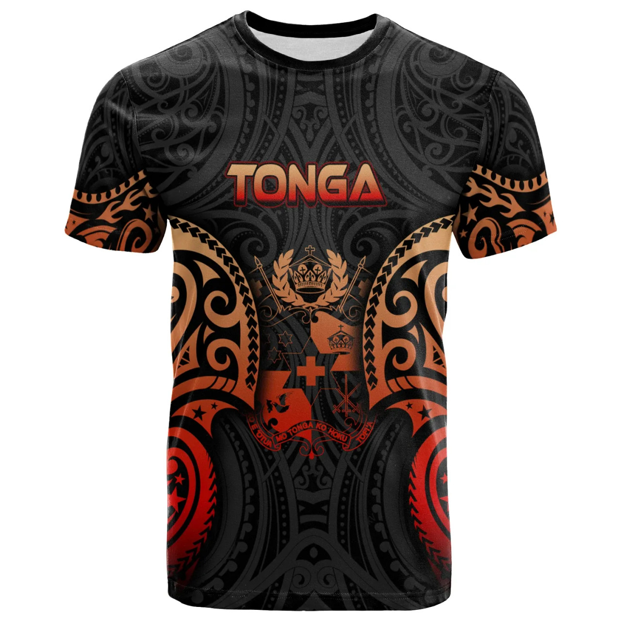 Tonga Polynesian T-Shirt - Spirit Red Version 1