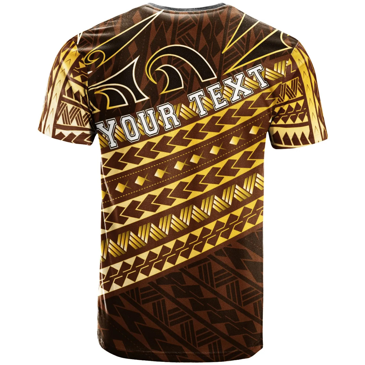 Hawaii Custom Personalised T-Shirt - Polynesian Diagonal Pattern 2