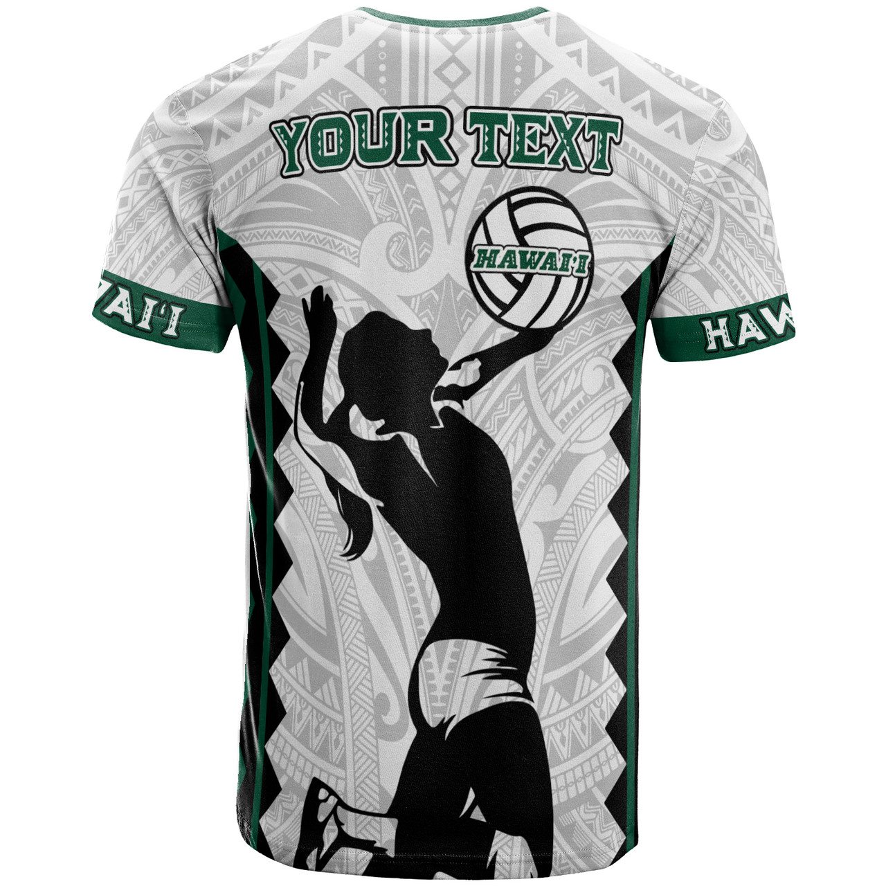 Hawaii Custom Personalised T-Shirt - Hawaii Women Volleyball Team Supporter Polynesian Tattoo