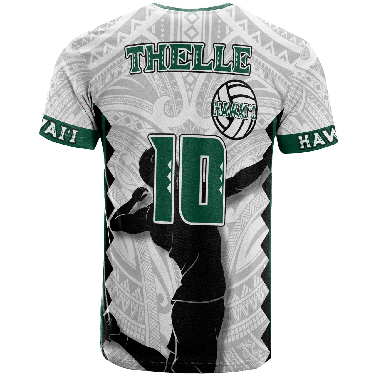 Hawaii Custom Personalised T-Shirt - Hawaii Men Volleyball Team Supporter Polynesian Tattoo