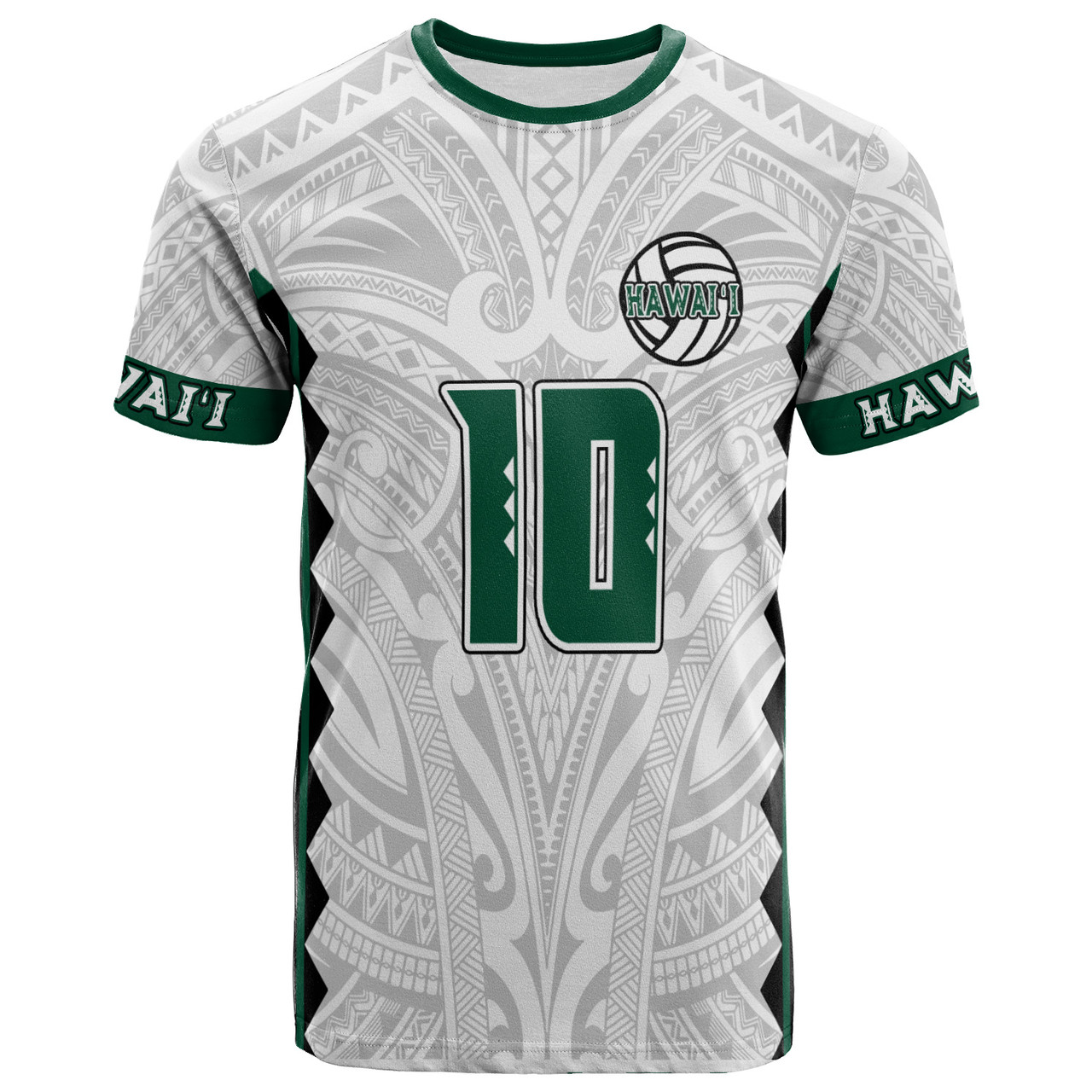 Hawaii Custom Personalised T-Shirt - Hawaii Men Volleyball Team Supporter Polynesian Tattoo