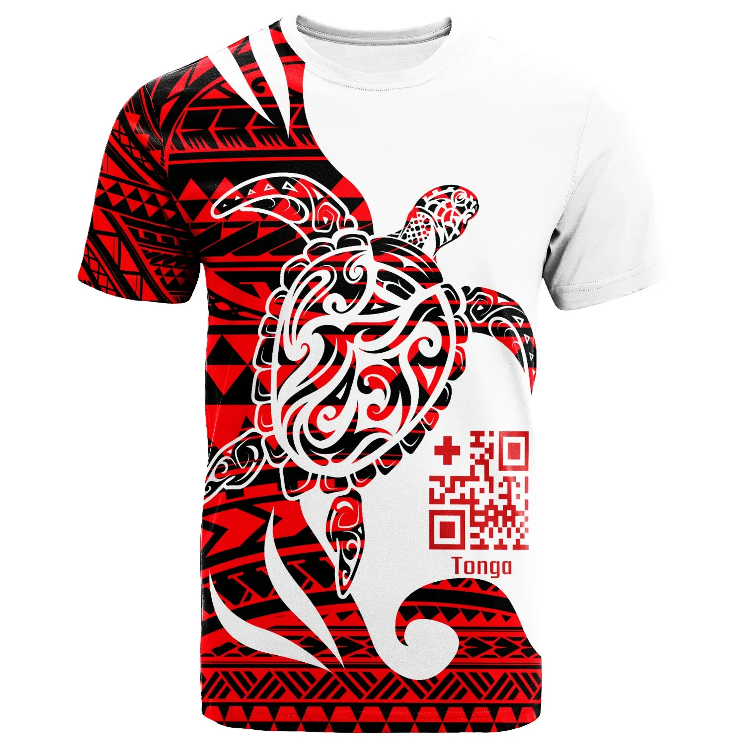 Tonga Custom Personalised TShirt Tonga QA Code
