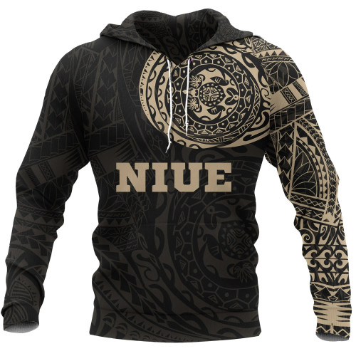 Niue Neck Gaiter - Floral Tattoo Gold