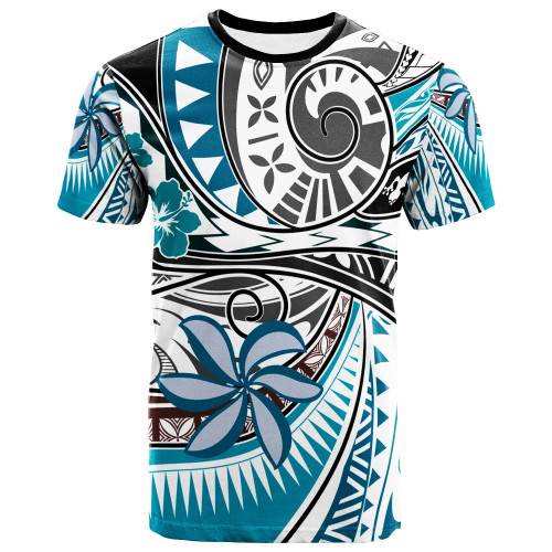 Polynesian T-Shirt - Flower And Flow 1