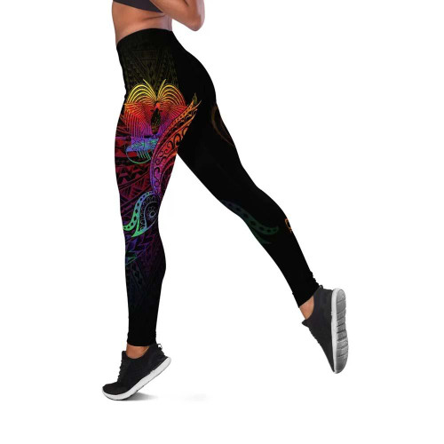 Papua New Guinea Legging - Butterfly Polynesian Style 1