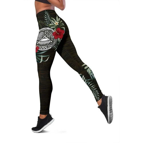 American Samoa Hibiscus Legging 1