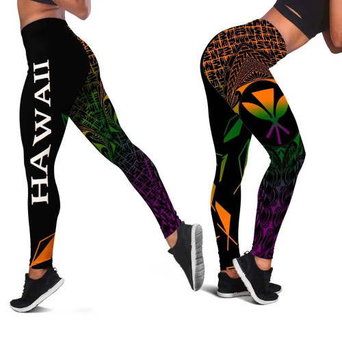 Hawaii Legging- Kanaka Maoli Rocket Style 1