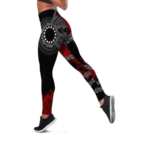 Cook Islands Polynesian Legging - Polynesian Chain Style 1