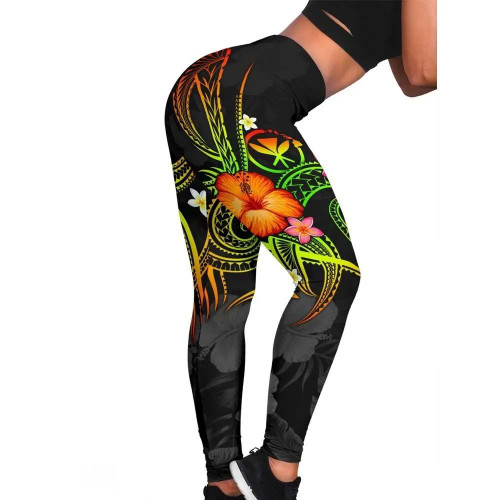 Polynesian Hawaii Legging - Legend of Kanaka Maoli (Reggae) 1