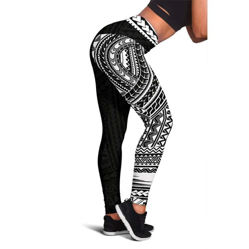 Polynesian Legging -  Rising 2nd White 1