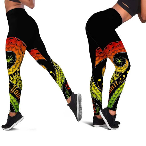Hawaii Personalised Legging - Hawaii Polynesian Decorative Patterns 1