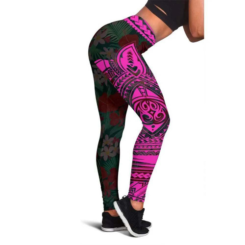 Polynesian Rising 17th Legging (Pink) 1