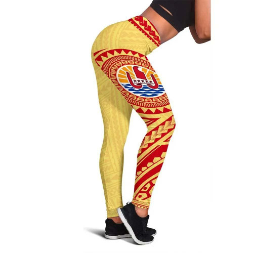 French Polynesia Legging (Yellow) 1