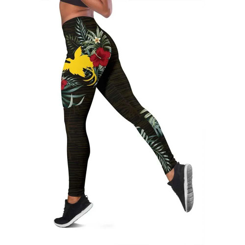 Papua New Guinea Hibiscus Legging 1